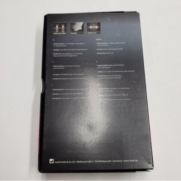 Mediven Active Compression Socks 2 Pairs  Black Class 1 Unisex NEW - Picture 9 of 13